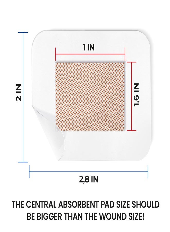 Medrull Sterile Transparent Dressing 2x3 Ultra Pore - Waterproof Adhesive Bandages - Highly Absorbent Dressing Pad for First Aid and Wound Care, Ideal for Showering, Sports, Bathing - Image 3